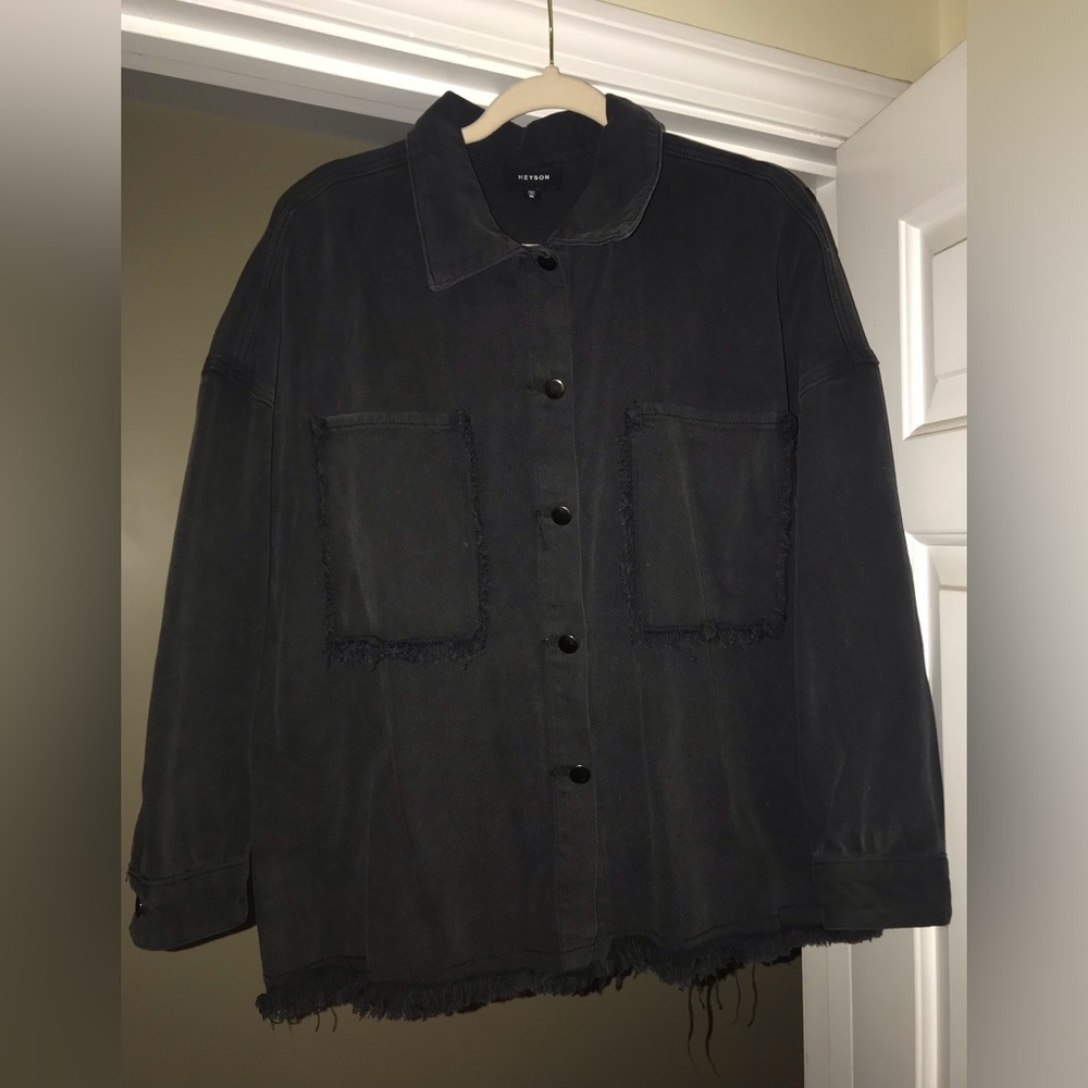 Black Jean Jacket